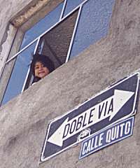 en la calle Quito